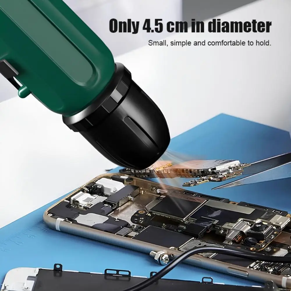 Handheld 350W Hot Air Blower Rapid Heating Lightweight Mini Blower Two Adjustable Levels Phone Repair Welding Machine
Handheld 350W Hot Air Blower Rapid Heating Lightweight Mini Blower Two Adjustable Levels Phone Repair Welding Machine