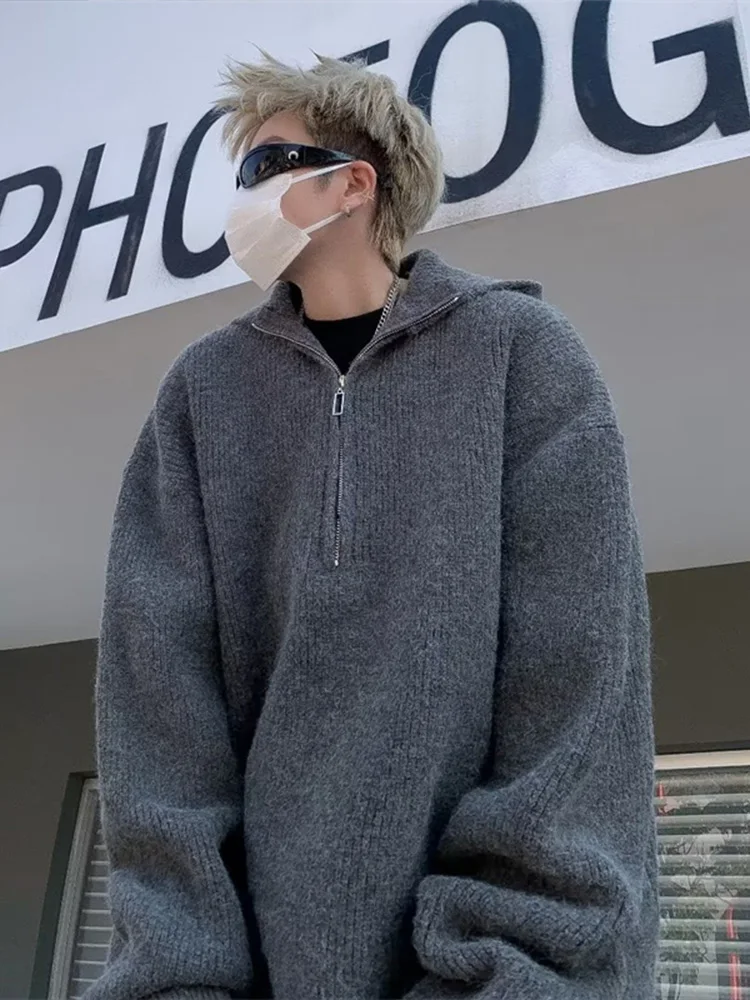 Мужской свитер на молнии в американском ретро-стиле, весенне-осенний, свободный, повседневный, трикотажный, удобная верхняя одежда
Мужской свитер на молнии в американском ретро-стиле, весенне-осенний, свободный, повседневный, трикотажный, удобная верхняя одежда