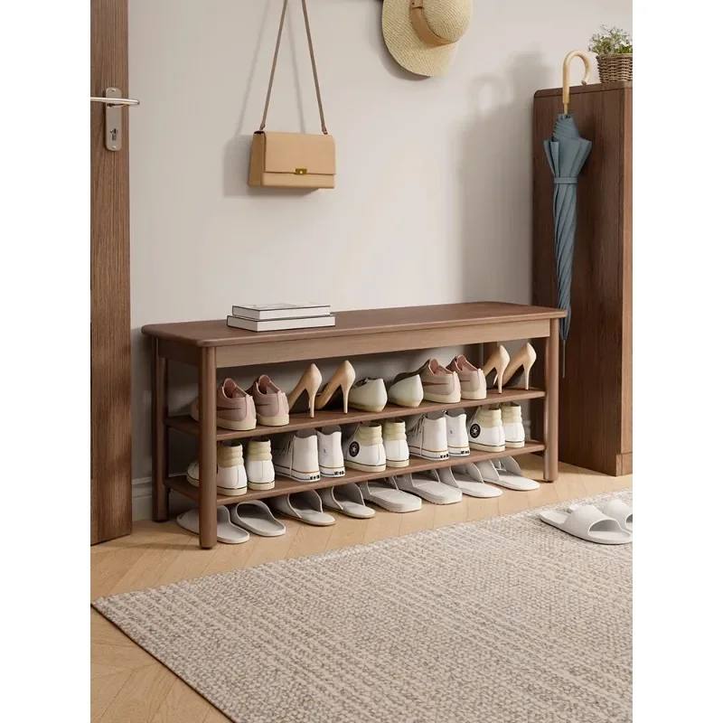 Integrated multi-layer shoe changing stool, solid wood storage cabinet at the door of the house
Integrated multi-layer shoe changing stool, solid wood storage cabinet at the door of the house
