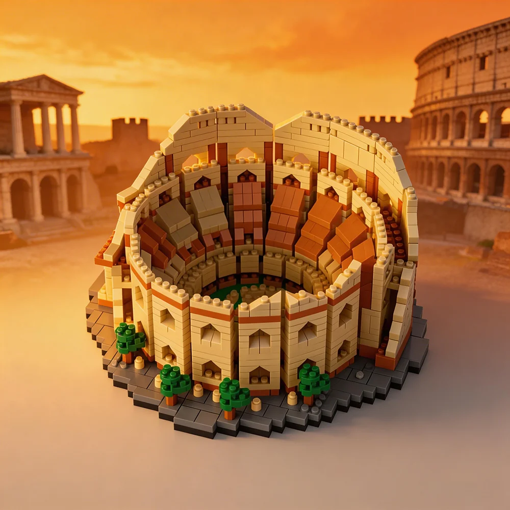 Micro Mini Building Blocks Roman Colosseum Model, World Landmark Architecture Set, DIY Art Decor, History Gift for Adults
Micro Mini Building Blocks Roman Colosseum Model, World Landmark Architecture Set, DIY Art Decor, History Gift for Adults