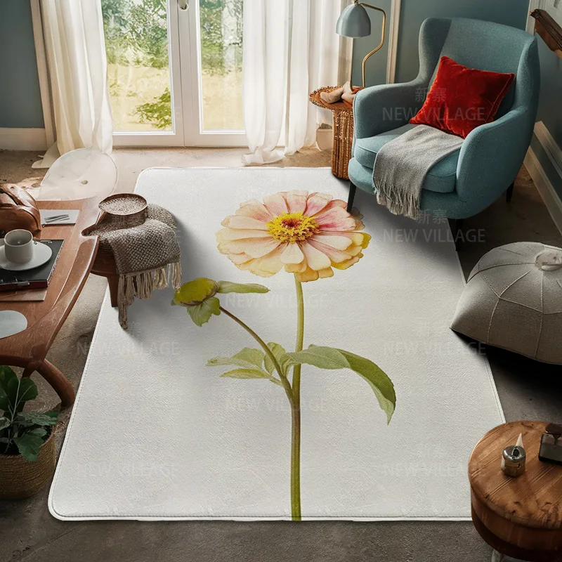 Scandinavian Botanical Flower Carpet Style Door Mat Entry Floor Mat Living Room Bedroom Cafe Room Decorative Floor Matt
Scandinavian Botanical Flower Carpet Style Door Mat Entry Floor Mat Living Room Bedroom Cafe Room Decorative Floor Matt