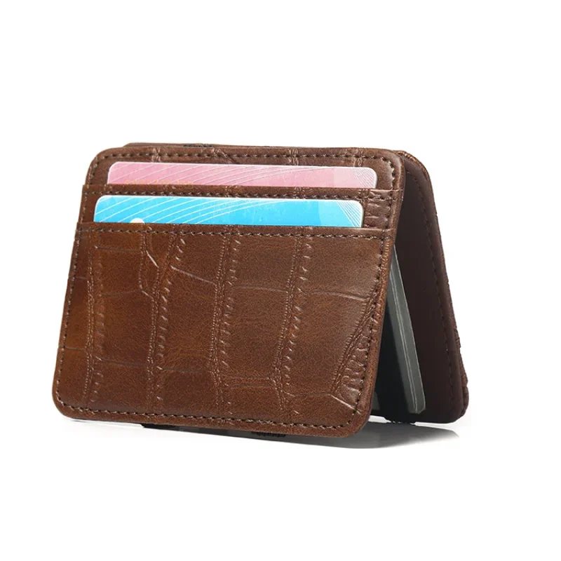 New Arrival Men's Leather Magic Wallet Stone Pattern Small Purse For Male Credit Card Holder Money Cash Clip 4 Colors
New Arrival Men's Leather Magic Wallet Stone Pattern Small Purse For Male Credit Card Holder Money Cash Clip 4 Colors