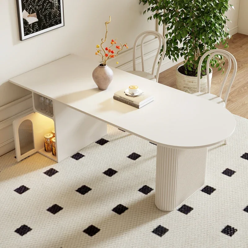 French Cream Wind Dining Table Comfortable Adult Modern Luxury Comfortable Table Unusual High Quality Muebles Home Furniture
French Cream Wind Dining Table Comfortable Adult Modern Luxury Comfortable Table Unusual High Quality Muebles Home Furniture