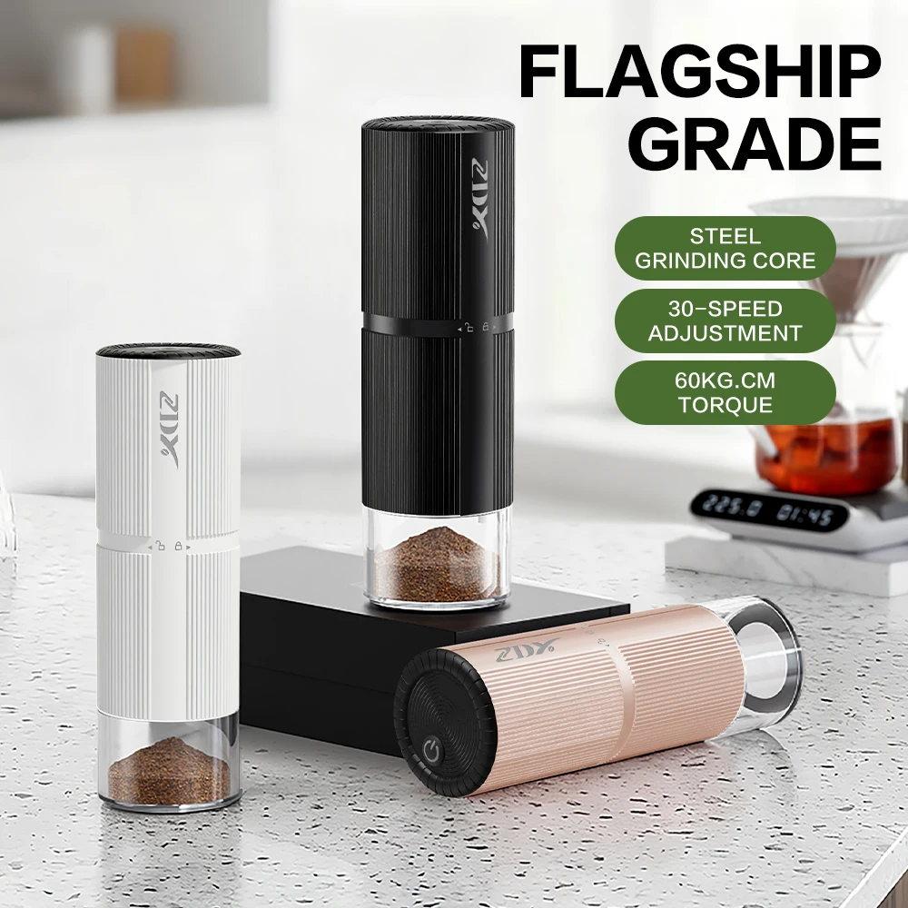 XYD-008 New Portable Household Mini Silent Coffee Grinder, 30-Level Adjustable, Professional Coffee Bean Grinder Bestseller
XYD-008 New Portable Household Mini Silent Coffee Grinder, 30-Level Adjustable, Professional Coffee Bean Grinder Bestseller