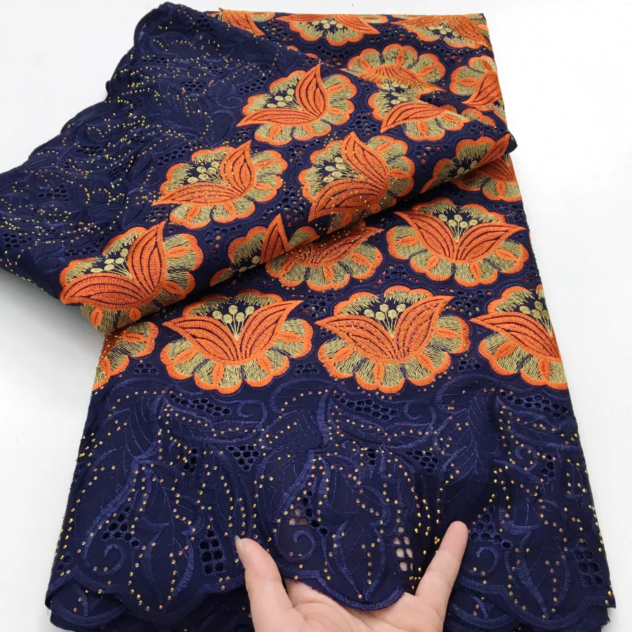 Swiss Voile Cotton Lace Fabric 2025 High Quality 5 Yards Embroidered Nigerian African Lace Fabric Elegant Dress for Women A4343
Swiss Voile Cotton Lace Fabric 2025 High Quality 5 Yards Embroidered Nigerian African Lace Fabric Elegant Dress for Women A4343