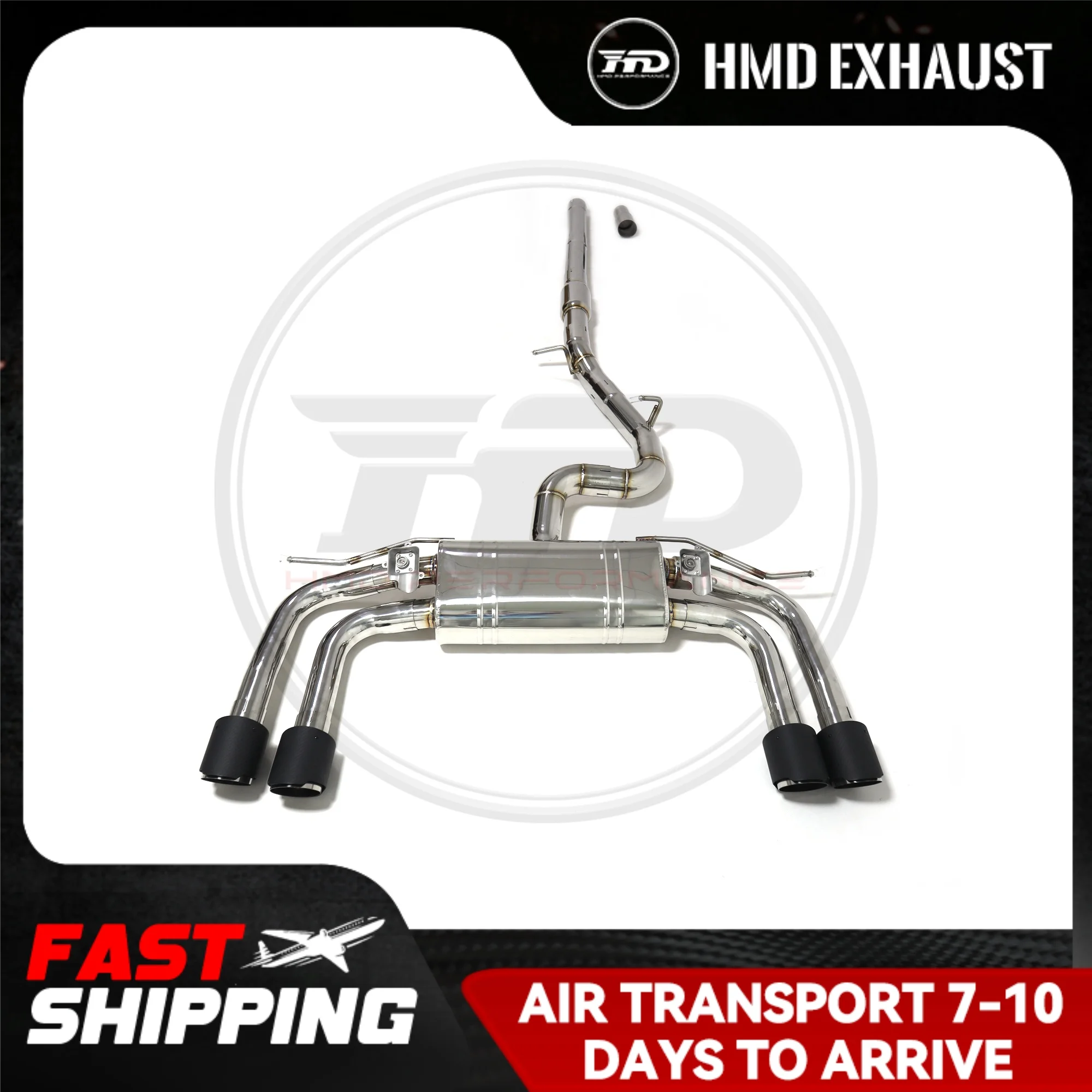 HMD Stainless Steel Exhaust System High Flow Performance Catback For AUDI S3 Racing Pipe With OEM Valve
HMD Stainless Steel Exhaust System High Flow Performance Catback For AUDI S3 Racing Pipe With OEM Valve
