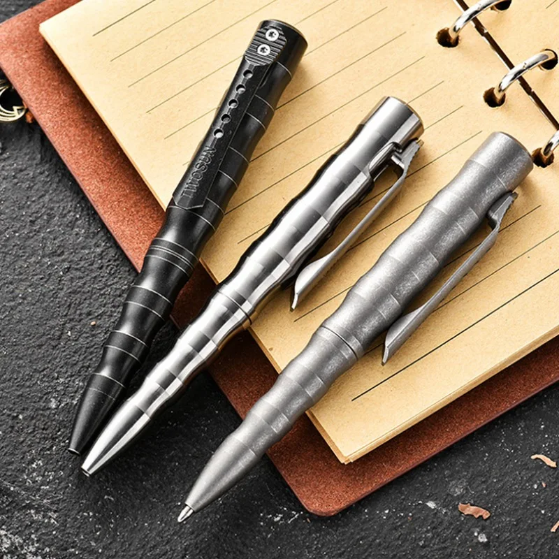 Men Women Ball-point Business Pen Titanium Alloy Tactical Pen Bolt Portable Signing G2 Refill Multifunctional Broken Window EDC
Men Women Ball-point Business Pen Titanium Alloy Tactical Pen Bolt Portable Signing G2 Refill Multifunctional Broken Window EDC