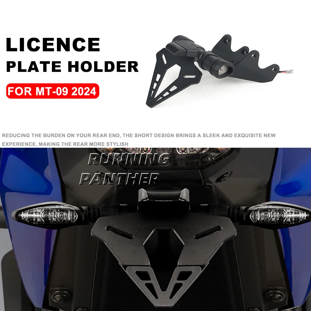 Motorcycle 2024 MT09 Rear Short Tail Bracket Kit - CNC Aluminum License Plate Holder Direct Fit for Yamaha MT-09 2024-
Motorcycle 2024 MT09 Rear Short Tail Bracket Kit - CNC Aluminum License Plate Holder Direct Fit for Yamaha MT-09 2024-