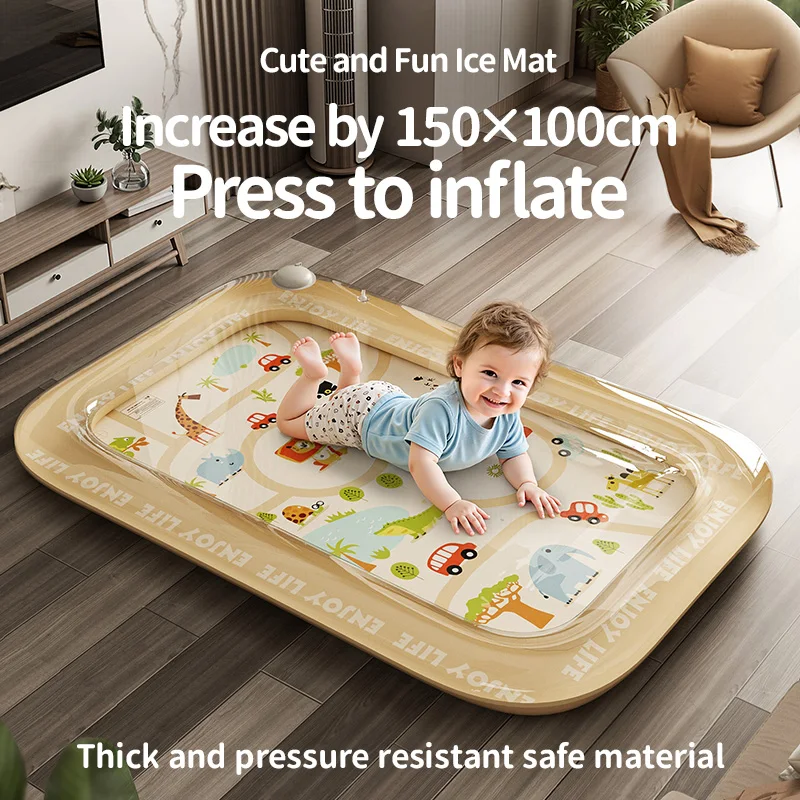 Inflatable Puddle Pad for Babies, Crawling Mat, Seat Cushion, and Kids' Play Mat
Inflatable Puddle Pad for Babies, Crawling Mat, Seat Cushion, and Kids' Play Mat