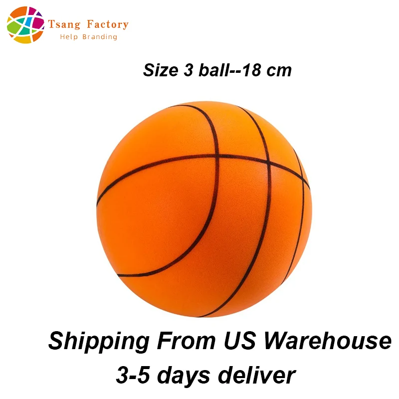 Size 3 Ball Indoor Silent Basketball Mute Bouncing Ball High Density PU Foam Quiet Basketball No Noise and Shipping From USA
Size 3 Ball Indoor Silent Basketball Mute Bouncing Ball High Density PU Foam Quiet Basketball No Noise and Shipping From USA