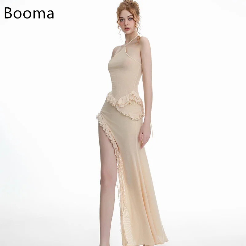 Booma Mermaid Evening Dresses Sleeveless Formal Dresses for Women Side Split Long Prom Gowns Custom Made 2025
Booma Mermaid Evening Dresses Sleeveless Formal Dresses for Women Side Split Long Prom Gowns Custom Made 2025