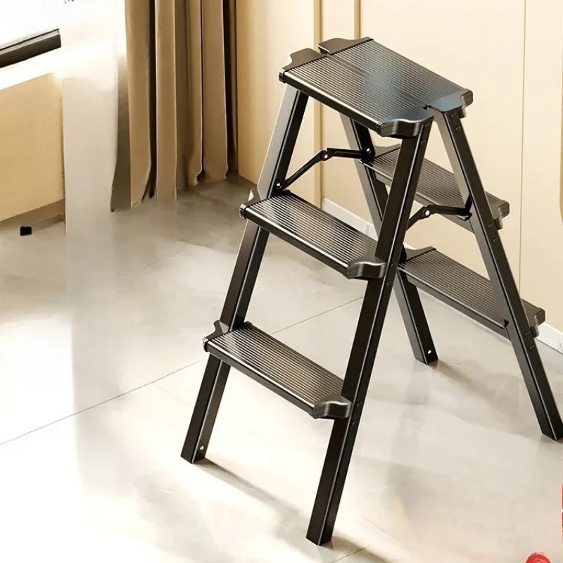 Heavy Duty Aluminum Folding Ladder - 3 Step Telescoping, Dual Sided Household Step Ladder with Tray, Space Saver
Heavy Duty Aluminum Folding Ladder - 3 Step Telescoping, Dual Sided Household Step Ladder with Tray, Space Saver