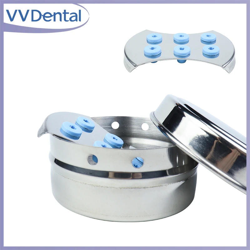 VVDental Dental Scaler Tips Disinfection Box Organizer Stainless Steel Dental Sterilization Box With Cover Dentistry Instruments
VVDental Dental Scaler Tips Disinfection Box Organizer Stainless Steel Dental Sterilization Box With Cover Dentistry Instruments