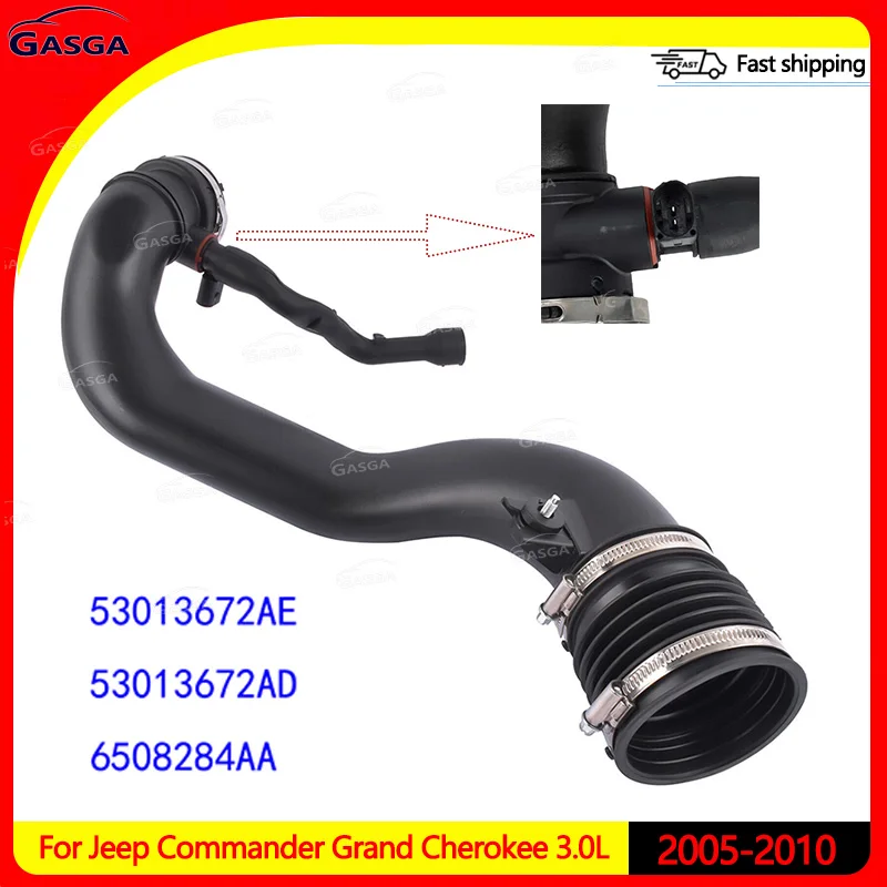 53013672AE For Jeep Grand Cherokee III WH 3.0 V6 05-10 Turbocharger hose Auto parts Engine Air Intake Hose Intercooler Pipe Hose
53013672AE For Jeep Grand Cherokee III WH 3.0 V6 05-10 Turbocharger hose Auto parts Engine Air Intake Hose Intercooler Pipe Hose