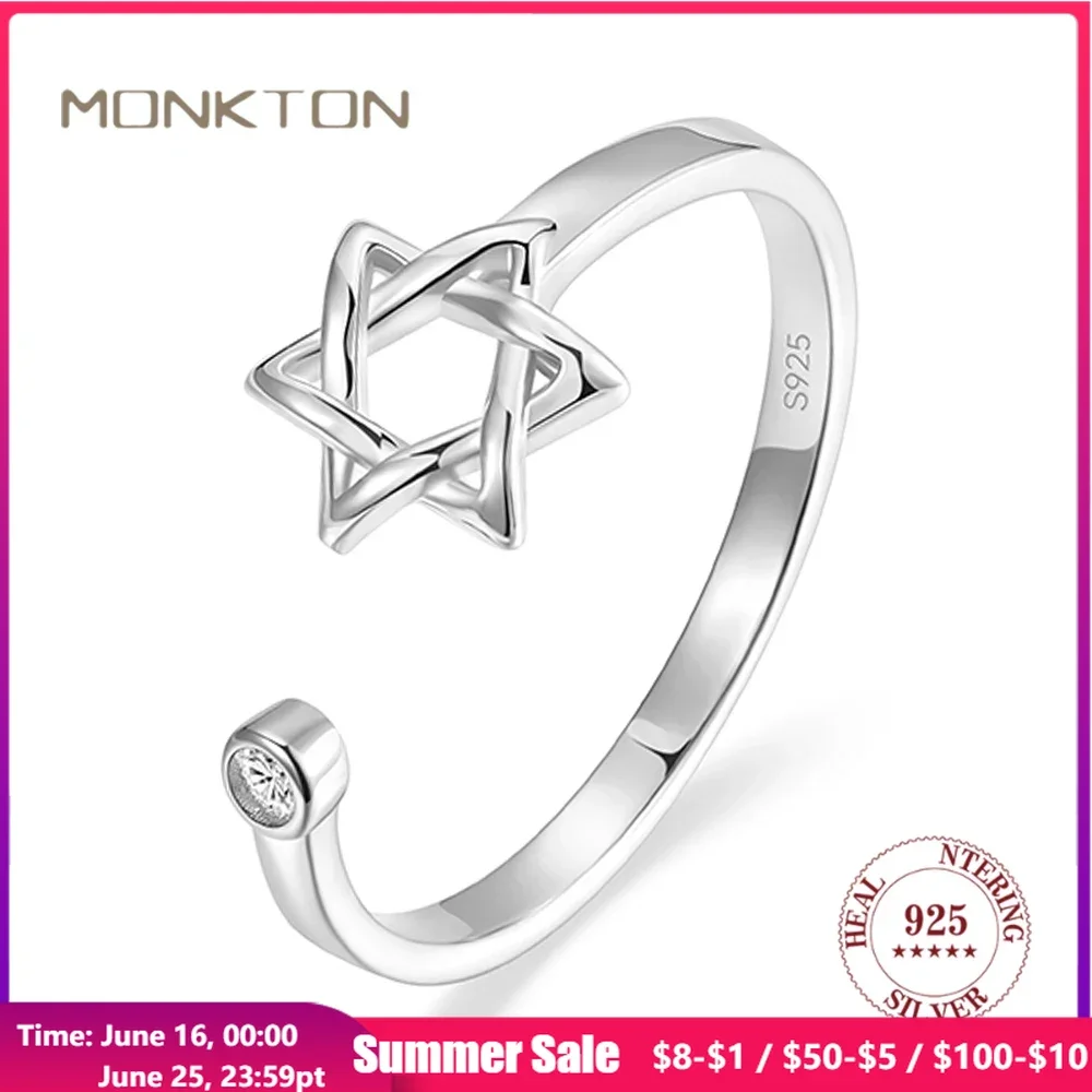 Monkton Real S925 Sterling Silver Hollow Hexagon Ring for Women Fashion Open Star of David Silver 925 Jewelry Promise Ring
Monkton Real S925 Sterling Silver Hollow Hexagon Ring for Women Fashion Open Star of David Silver 925 Jewelry Promise Ring