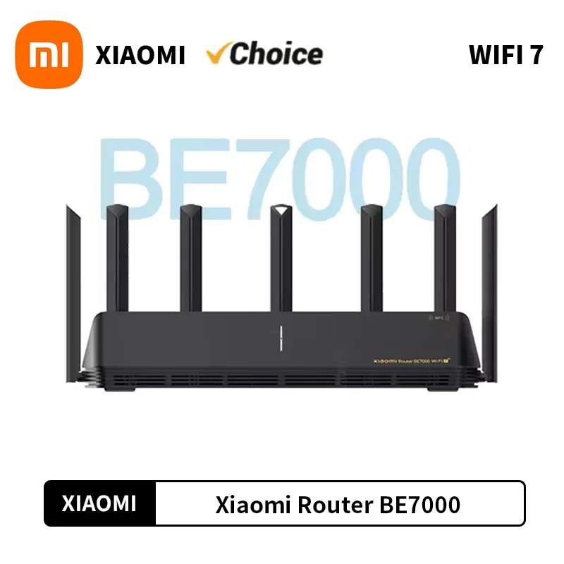 New Xiaomi Router BE7000 Tri-Band WiFi Repeater VPN 1GB Mesh USB 3.0 IPTV 4 X 2.5G Ethernet Ports Modem Signal Amplifier
New Xiaomi Router BE7000 Tri-Band WiFi Repeater VPN 1GB Mesh USB 3.0 IPTV 4 X 2.5G Ethernet Ports Modem Signal Amplifier