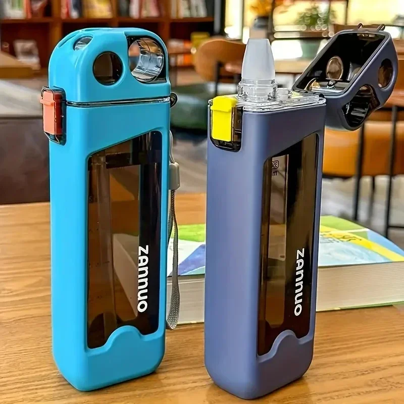 350ml Plastic Water Bottle Leak-proof Square Cup Sports Bottle with Lockable Lid and Measurements for Outdoor Sports Travel Cup
350ml Plastic Water Bottle Leak-proof Square Cup Sports Bottle with Lockable Lid and Measurements for Outdoor Sports Travel Cup