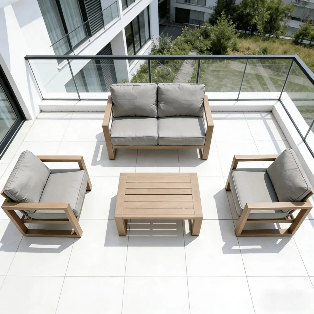 Modern wrought iron garden sofa set Outdoor furniture Durable and environmentally friendly garden dining table and chairs
Modern wrought iron garden sofa set Outdoor furniture Durable and environmentally friendly garden dining table and chairs