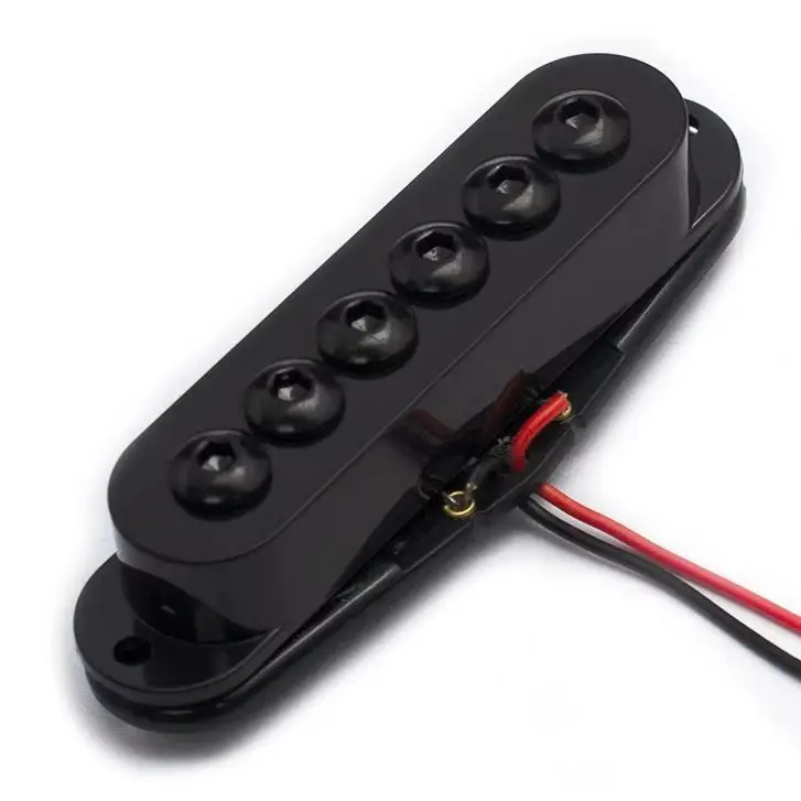 Black Single Coil Pickups Set with Hexagonal Pole Pieces 50/52mm Spacing for ST Electric Guitar
Black Single Coil Pickups Set with Hexagonal Pole Pieces 50/52mm Spacing for ST Electric Guitar