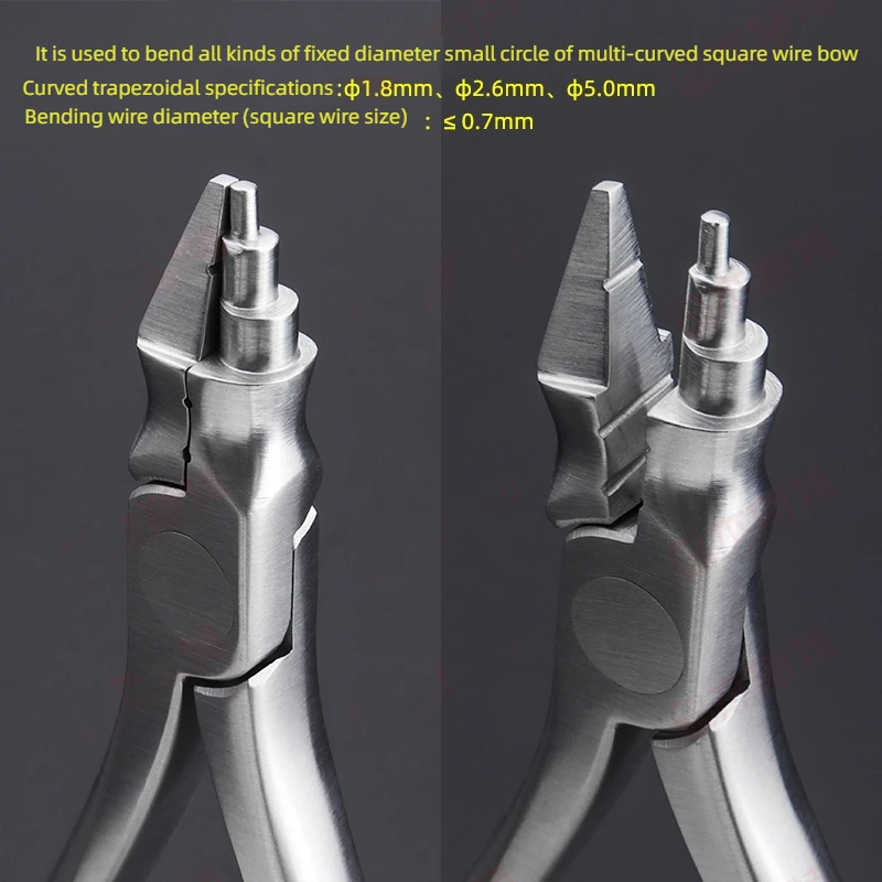 1Pc Trapezoidal Pliers Clasps Circular Bending Pliers Orthodontic Pliers Archwire Correctors Bending Instruments Denture Making
1Pc Trapezoidal Pliers Clasps Circular Bending Pliers Orthodontic Pliers Archwire Correctors Bending Instruments Denture Making