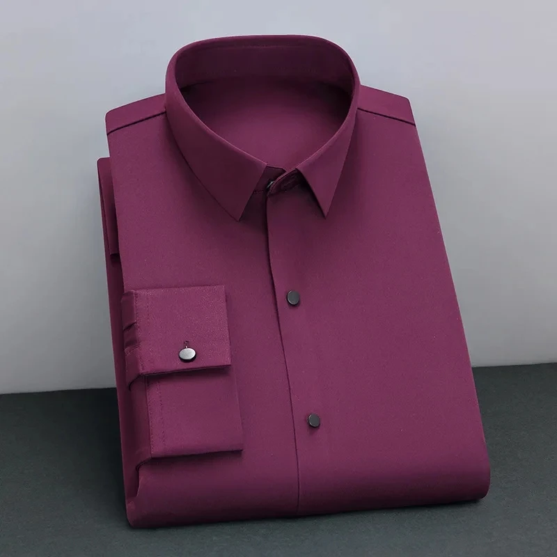 ZPMN40 mens plain color shirt 2024 spring and autumn long sleeved shirt business slim inner shirt
ZPMN40 mens plain color shirt 2024 spring and autumn long sleeved shirt business slim inner shirt