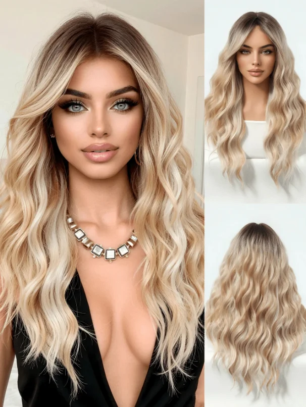 Long Blonde Wavy Synthetic Wig Natural Wave Hair for Women Heat Resistant Daily Cosplay Stylish Feminine Extended Length Wig
Long Blonde Wavy Synthetic Wig Natural Wave Hair for Women Heat Resistant Daily Cosplay Stylish Feminine Extended Length Wig