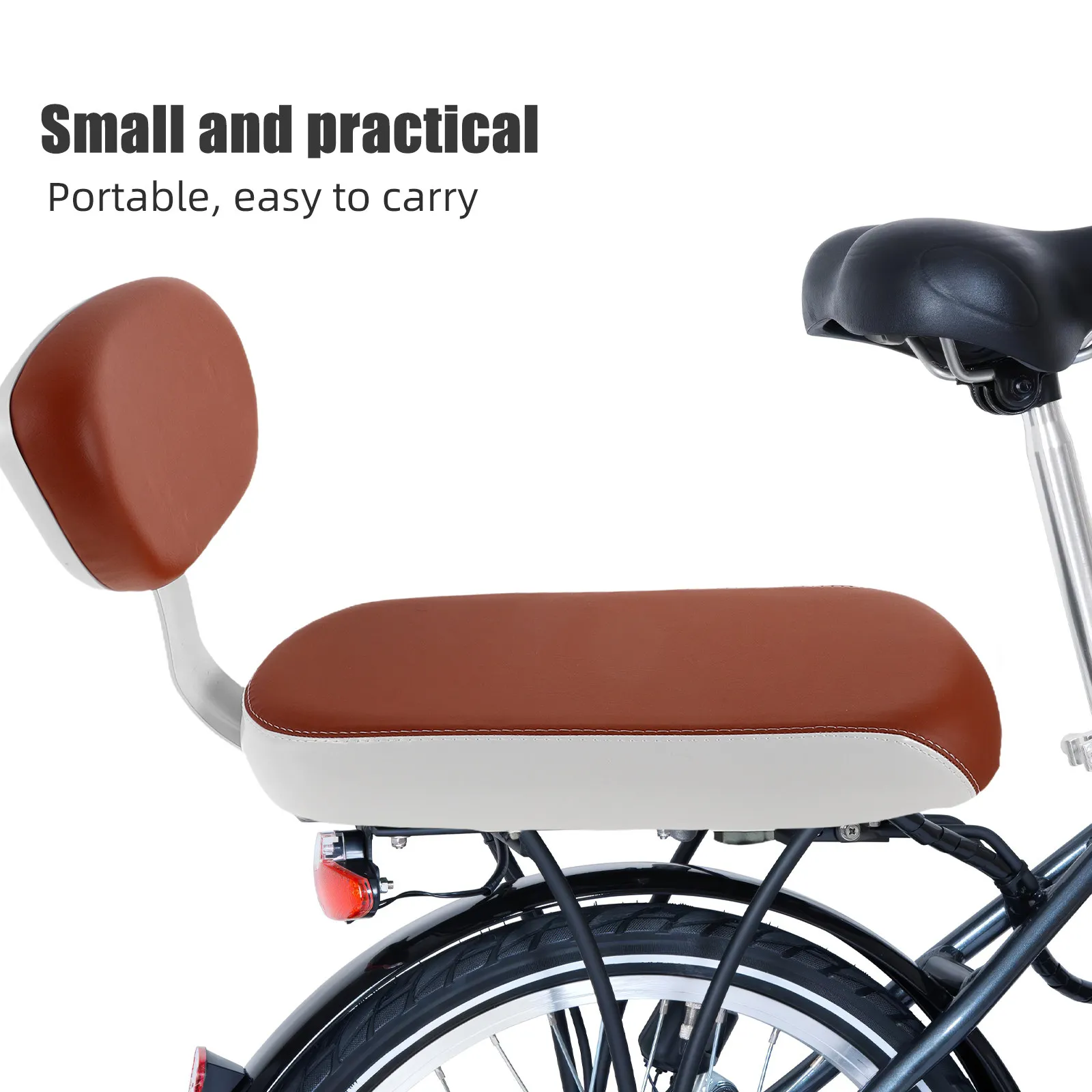 1Set Mountain Bike Rear Seat Cushion with Backrest Soft Ergonomic Padded Saddle for Adult Passenger Electric Bike Outdoor
1Set Mountain Bike Rear Seat Cushion with Backrest Soft Ergonomic Padded Saddle for Adult Passenger Electric Bike Outdoor