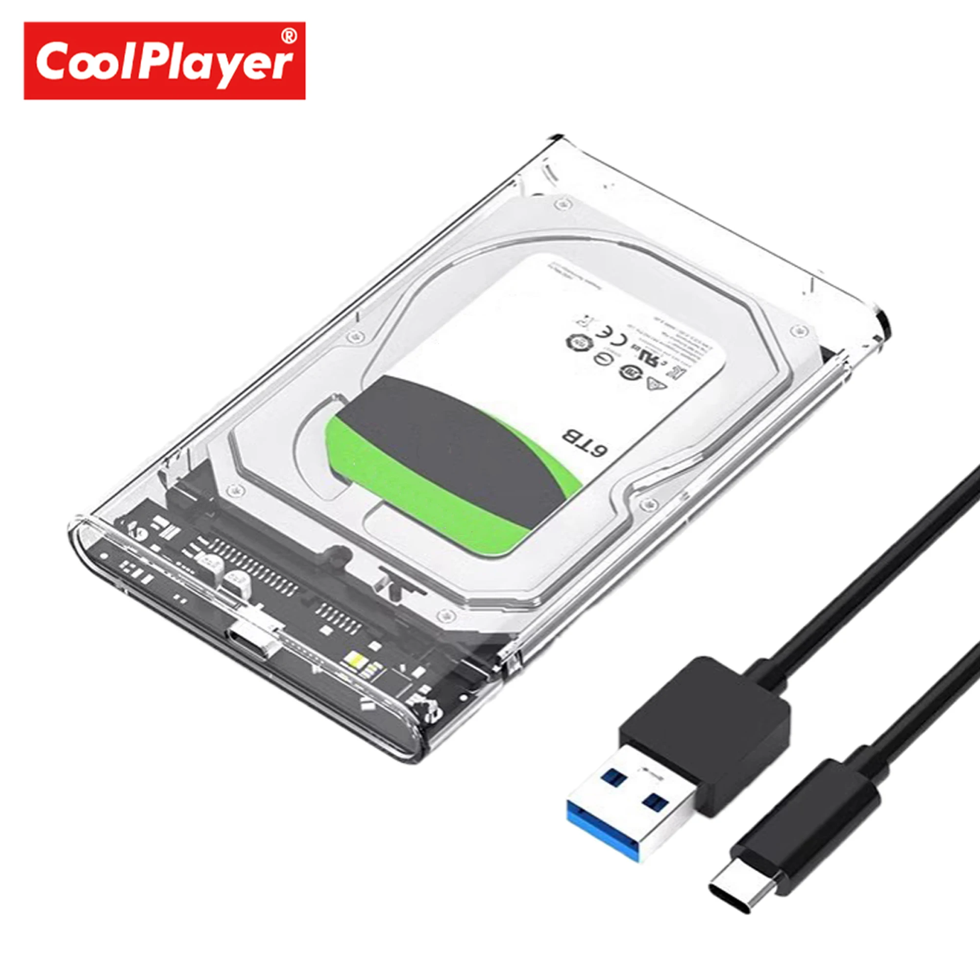 2.5 inch SATA to USB 3.1 External Hard Drive Enclosure Tool-Free 6Gbps SSD HDD Case Mobile Disk Box Support 6TB Laptop PC
2.5 inch SATA to USB 3.1 External Hard Drive Enclosure Tool-Free 6Gbps SSD HDD Case Mobile Disk Box Support 6TB Laptop PC