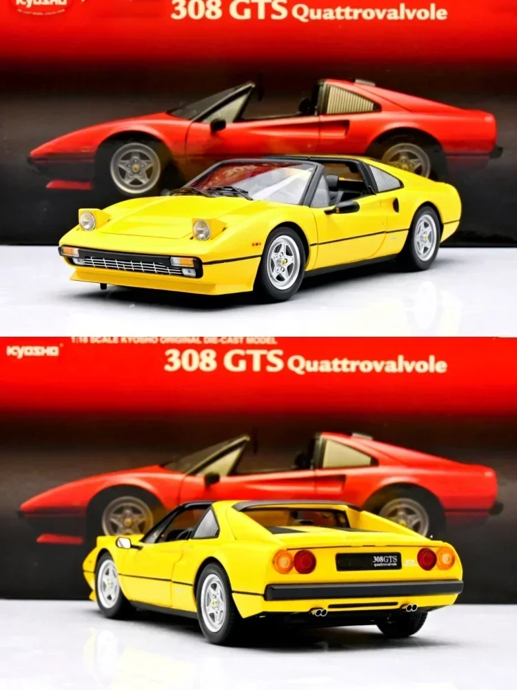Kyosho 1:18 308GTS Quattrovalvole Yellow Simulation Limited Edition All Open Alloy Metal Static Car Model Toy Gift
Kyosho 1:18 308GTS Quattrovalvole Yellow Simulation Limited Edition All Open Alloy Metal Static Car Model Toy Gift