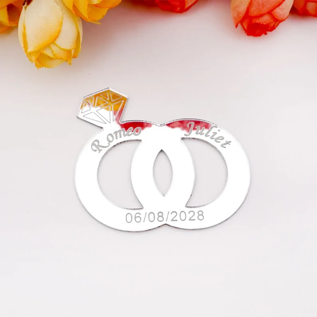 30/50/100Pcs Rings Name Mirror Custom Acrylic Personalized Wedding Bride Favors Gifts with Diamond Decor Wedding Souvenirs
30/50/100Pcs Rings Name Mirror Custom Acrylic Personalized Wedding Bride Favors Gifts with Diamond Decor Wedding Souvenirs