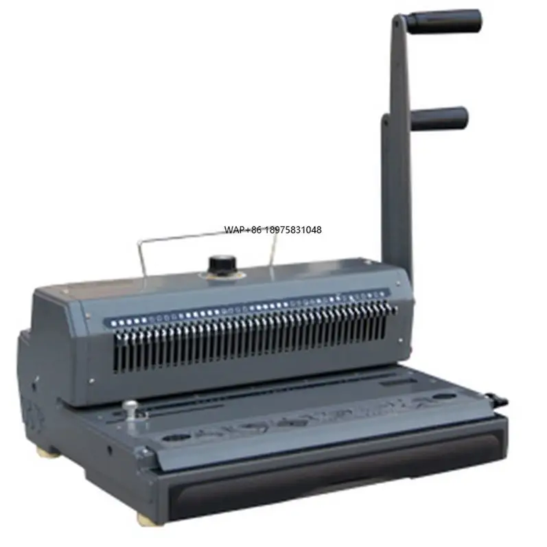 Manual 2:1 Double Books Binding Machines School and Office Wires Binding Machines for Book Binding
Manual 2:1 Double Books Binding Machines School and Office Wires Binding Machines for Book Binding