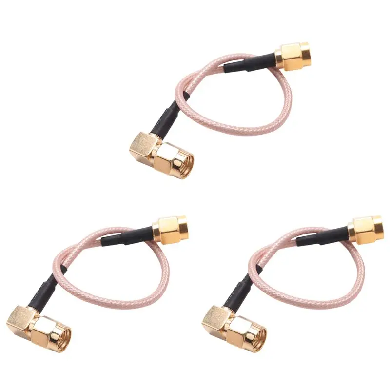 AYHF 3Pcs 6 Inch SMA Male To SMA Right Angle Male Plug Jumper Pigtail Cable RG316
AYHF 3Pcs 6 Inch SMA Male To SMA Right Angle Male Plug Jumper Pigtail Cable RG316