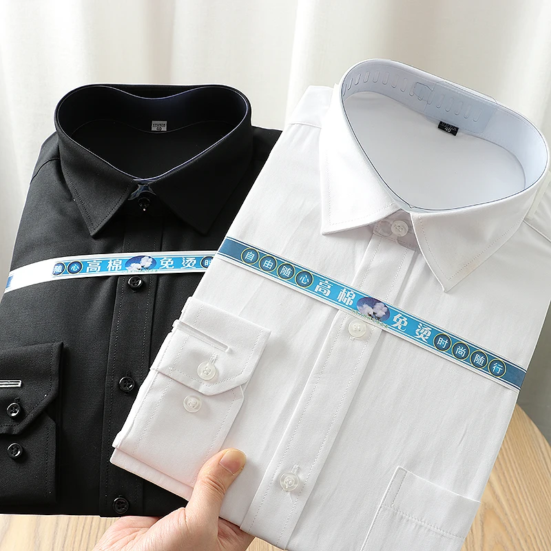 High Cotton No Ironing Men's Long Sve irt Faionable Urban Sle Slim Fit Casual Busin Pure Color Autumn Wear
High Cotton No Ironing Men's Long Sve irt Faionable Urban Sle Slim Fit Casual Busin Pure Color Autumn Wear