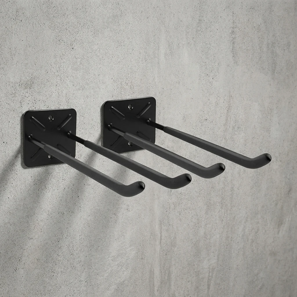 Heavy Duty Trapezoidal Tire Hook Double Layer Wall Mounted Garage E Bike Storage Rack
Heavy Duty Trapezoidal Tire Hook Double Layer Wall Mounted Garage E Bike Storage Rack