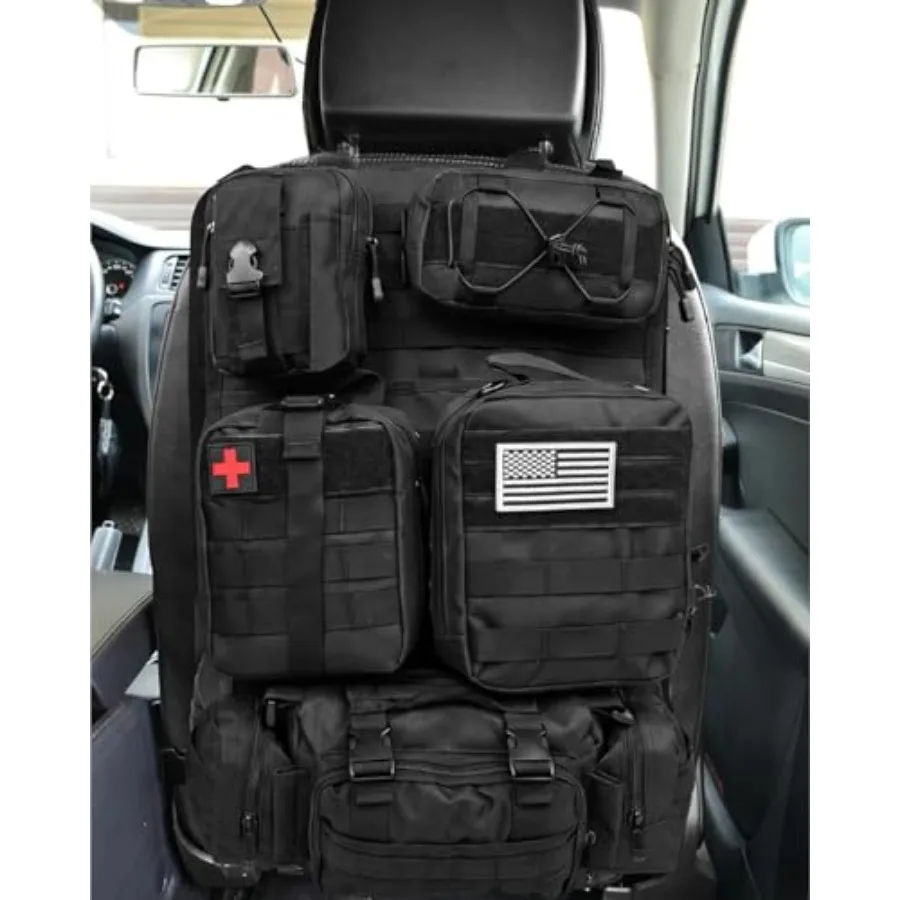 Tactical Seat Back Organizer, Molle Seat Back Organizer Panel With 5 Detachable Multi-Purpose Molle Pouch Fits Car Truck SUV Fo
Tactical Seat Back Organizer, Molle Seat Back Organizer Panel With 5 Detachable Multi-Purpose Molle Pouch Fits Car Truck SUV Fo