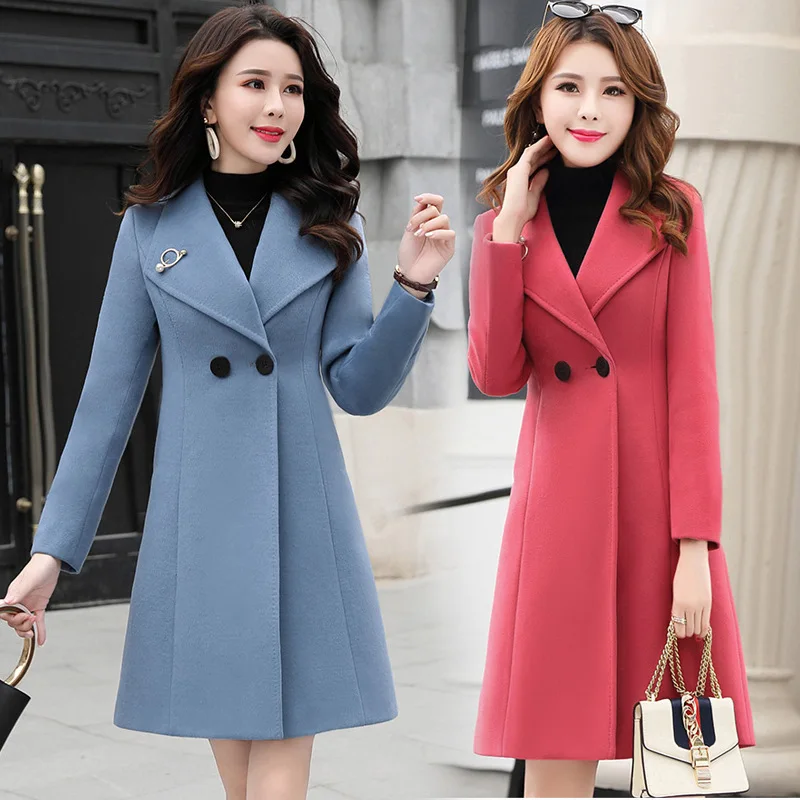 2022 Autumn And Winter Fashion Wool Jacket Womens Clothing Medium Length Woolen Coats Slim Wild Elegant Female Leisure Outerwear
2022 Autumn And Winter Fashion Wool Jacket Womens Clothing Medium Length Woolen Coats Slim Wild Elegant Female Leisure Outerwear