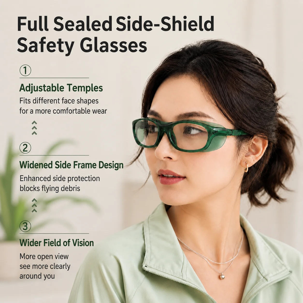 Anti-Pollen Windproof Safety Glasses, Anti-Dust Anti-Splash Cycling Eyewear for Men Women, Dry Eye Protection
Anti-Pollen Windproof Safety Glasses, Anti-Dust Anti-Splash Cycling Eyewear for Men Women, Dry Eye Protection