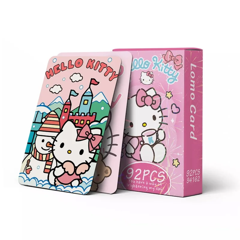 1 коробка из 92 шт. Sanrio Hello Kitty, мультяшные карты, коллекции игровых карт, аниме, карты с благословением, самодельные карты сквиртами, подарочные игрушки 
1 коробка из 92 шт. Sanrio Hello Kitty, мультяшные карты, коллекции игровых карт, аниме, карты с благословением, самодельные карты сквиртами, подарочные игрушки