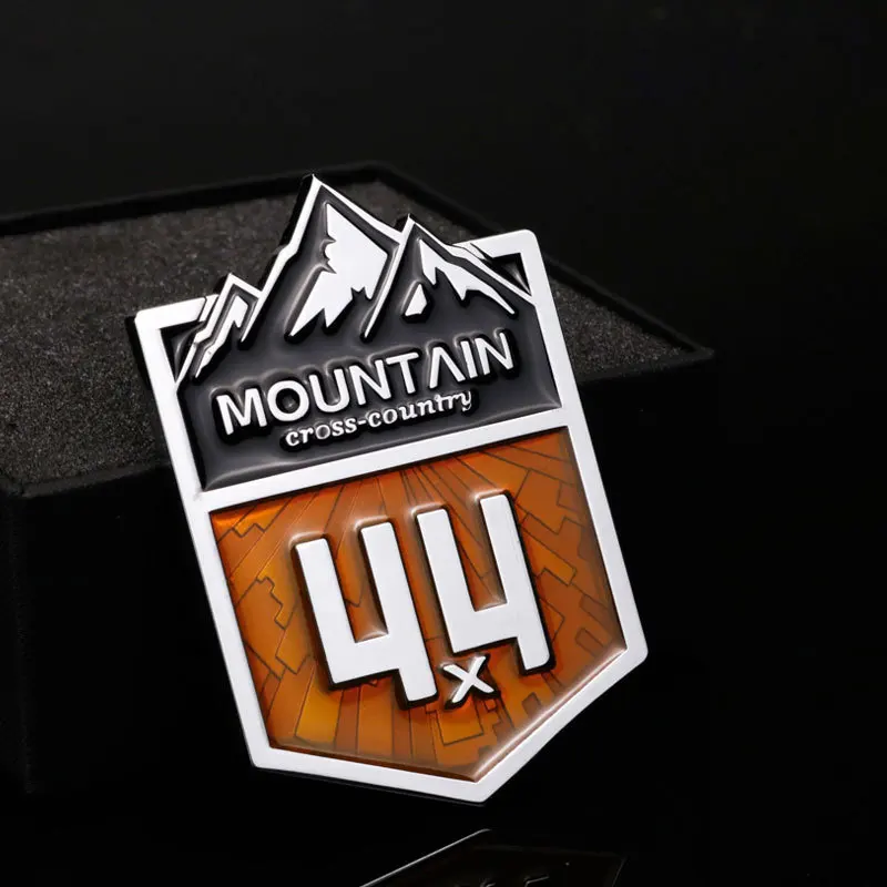 Metal Car Sticker Mountain Cross-country 4x4 Emblem for JEEP Wrangler Highlander modified snow mountain body decoration sticker
Metal Car Sticker Mountain Cross-country 4x4 Emblem for JEEP Wrangler Highlander modified snow mountain body decoration sticker