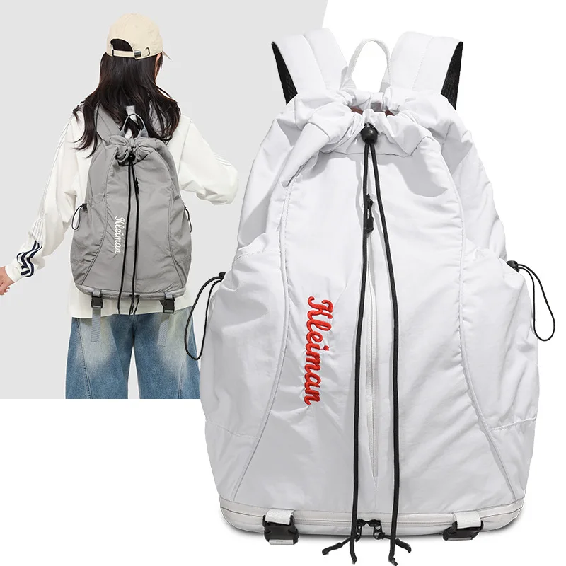 Drawstring Tennis Rackets Backpack for Men and Women, Large Capacity Backpack with Shoe Space, Sports and Fitness Badminton Bags
Drawstring Tennis Rackets Backpack for Men and Women, Large Capacity Backpack with Shoe Space, Sports and Fitness Badminton Bags