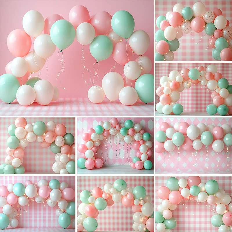 Photography Background Arch Balloons Pink Checkered Wall Decor Girls Birthday Cake Smash Newborn Portrait Photo Backdrop Studio
Photography Background Arch Balloons Pink Checkered Wall Decor Girls Birthday Cake Smash Newborn Portrait Photo Backdrop Studio