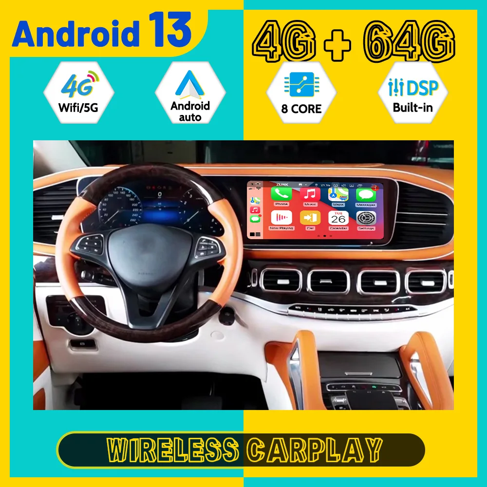 12.3''Navigation 8 core For Mercedes Benz Vito 2017-2023 Carplay Multimedia Player Android13 Auto GPS Navi Wireless
12.3''Navigation 8 core For Mercedes Benz Vito 2017-2023 Carplay Multimedia Player Android13 Auto GPS Navi Wireless