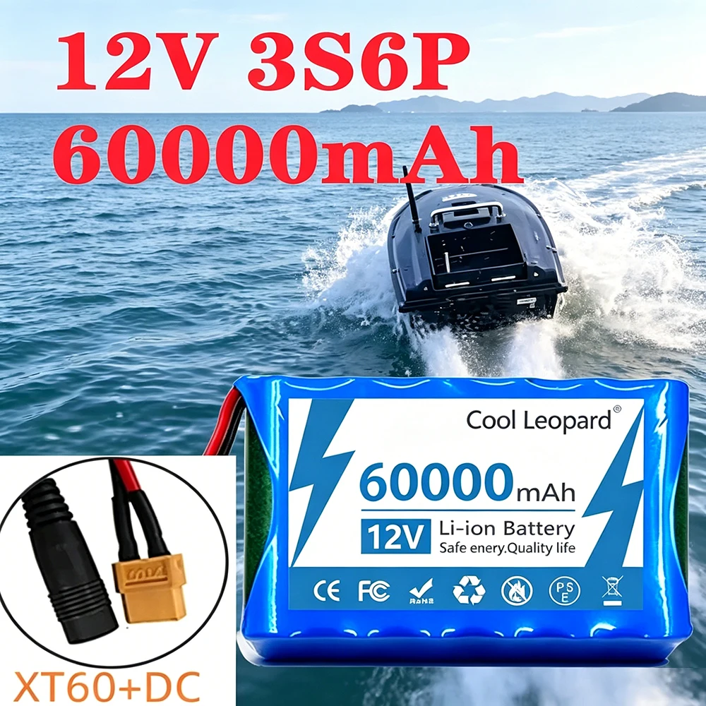 Upgrade Your Fishing Game! 12V 6000mAh Rechargeable Battery for Bait Boat, RC Fishing Feeder, Durable & Waterproof
Upgrade Your Fishing Game! 12V 6000mAh Rechargeable Battery for Bait Boat, RC Fishing Feeder, Durable & Waterproof