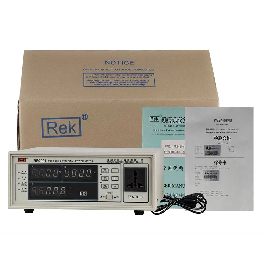 RF9901 300V 20A 6KV 45-65Hz High quality digital wattmeter power energy meter power meter watts voltage ac power meter
RF9901 300V 20A 6KV 45-65Hz High quality digital wattmeter power energy meter power meter watts voltage ac power meter