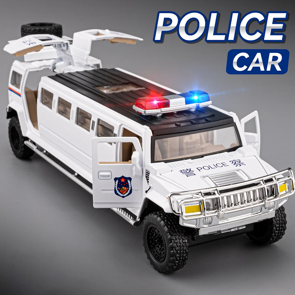 1:32 Scale Extended Version Police Car Alloy Diecast Model Toys with Pull Back Doors Can Be Opened Vehice Holiday Gift Ornament
1:32 Scale Extended Version Police Car Alloy Diecast Model Toys with Pull Back Doors Can Be Opened Vehice Holiday Gift Ornament