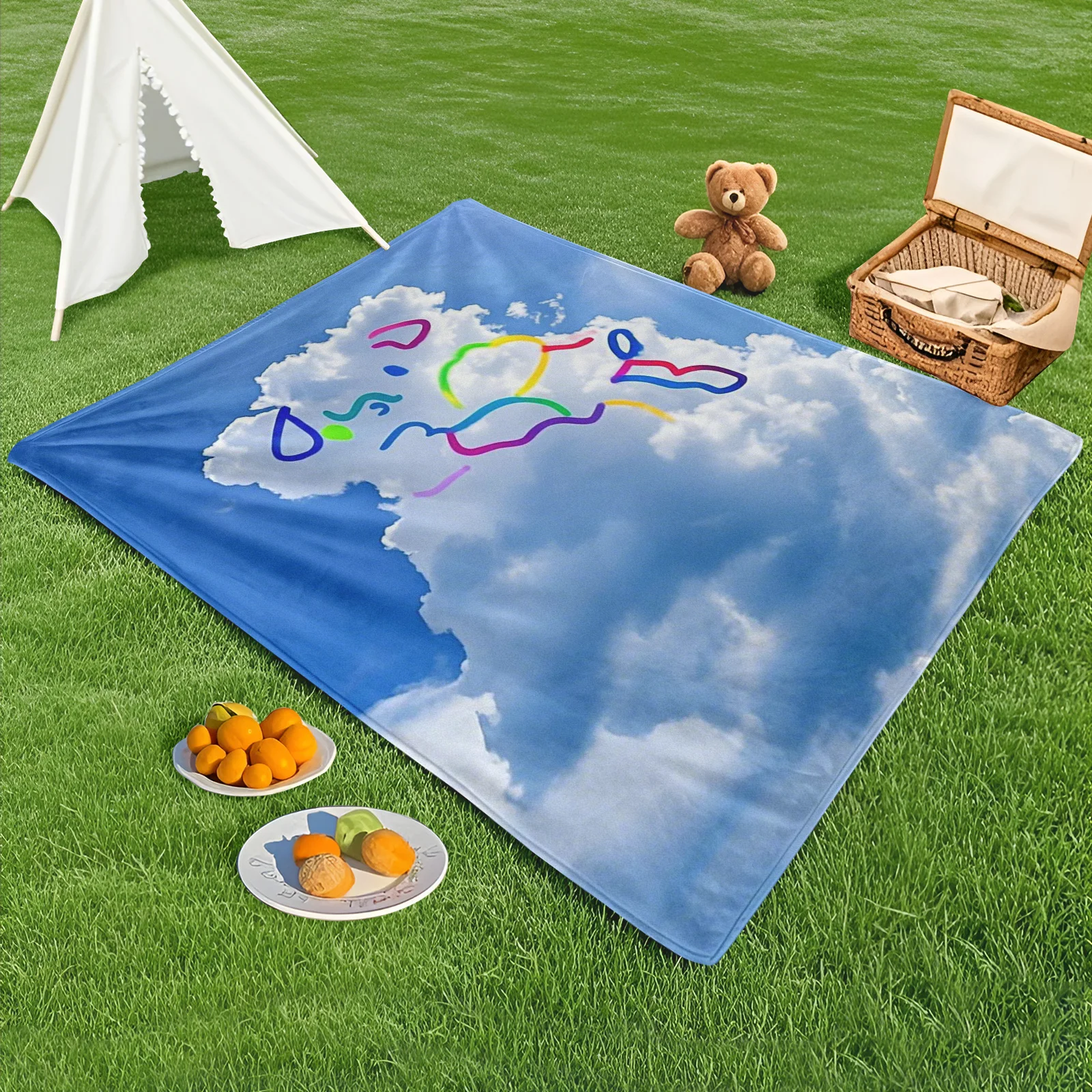 Abstract Cloud Pattern Blanket For Outdoor Use And Friendship Themes Featuring Unique And Artistic Design For Creative Gathering
Abstract Cloud Pattern Blanket For Outdoor Use And Friendship Themes Featuring Unique And Artistic Design For Creative Gathering
