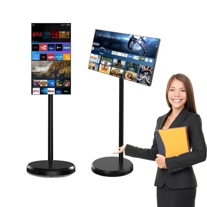 32 Inch Portable Rotatable Tv Touch Screen With Camera Smart Android 13 Wireless Display Led Advertising With Long Battery Life
32 Inch Portable Rotatable Tv Touch Screen With Camera Smart Android 13 Wireless Display Led Advertising With Long Battery Life
