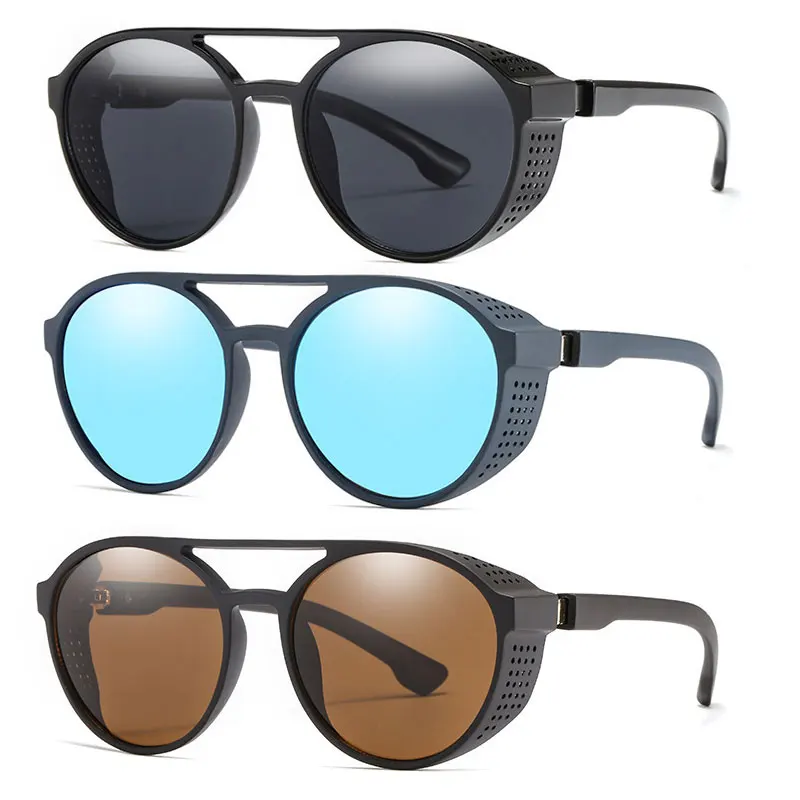 Vintage Steampunk Sunglasses Men Women Fashion Brand Designer Round Goggles Classic Black Driving Sun Glasses
Vintage Steampunk Sunglasses Men Women Fashion Brand Designer Round Goggles Classic Black Driving Sun Glasses