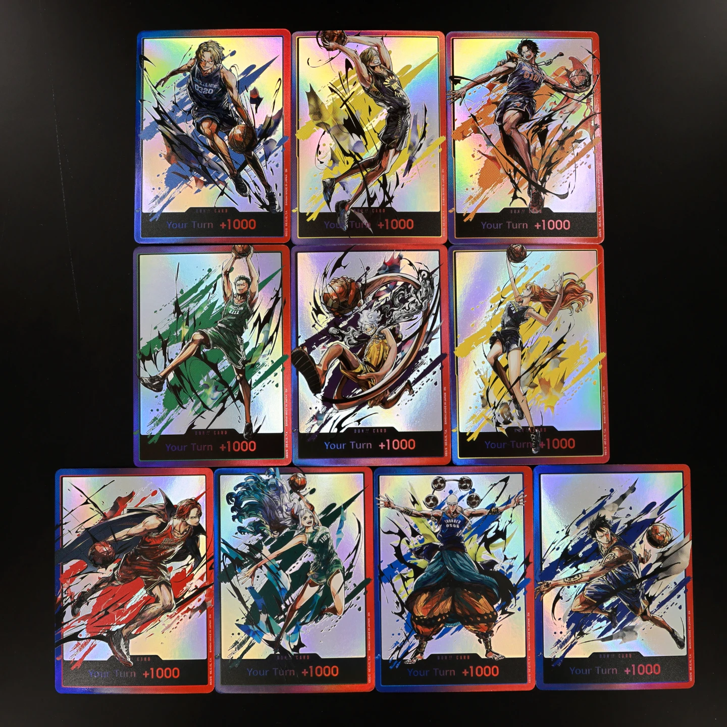 One Piece OPCG 3D Textured English DON card Luffy Zoro Sanji Nami Ace Sabo Shanks Law Enel Collectible Cards
One Piece OPCG 3D Textured English DON card Luffy Zoro Sanji Nami Ace Sabo Shanks Law Enel Collectible Cards
