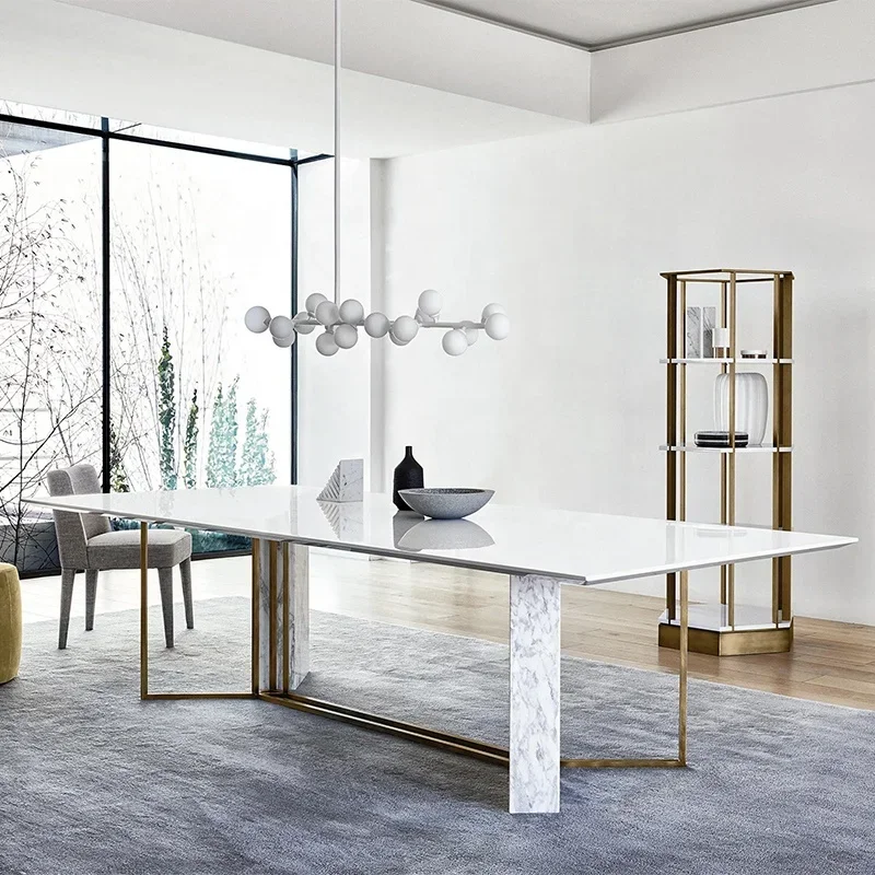 z New Modern Home Furniture Luxury Dining Room Table Sets Marble Dining Table 8 Seater Slate Dining Table
z New Modern Home Furniture Luxury Dining Room Table Sets Marble Dining Table 8 Seater Slate Dining Table